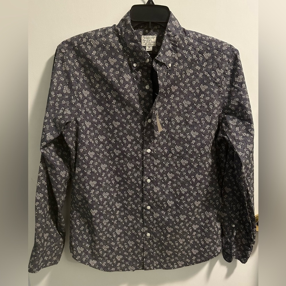 J.Crew men’s, medium slim untucked, long sleeve shirt